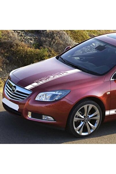 Amo-Stickers Sticker capota Opel Insignia Rosu
