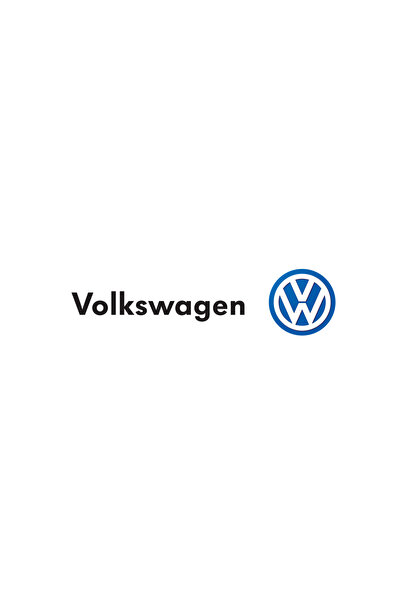 Amo-Stickers Sticker Volkswagen Logo 25cm Negru
