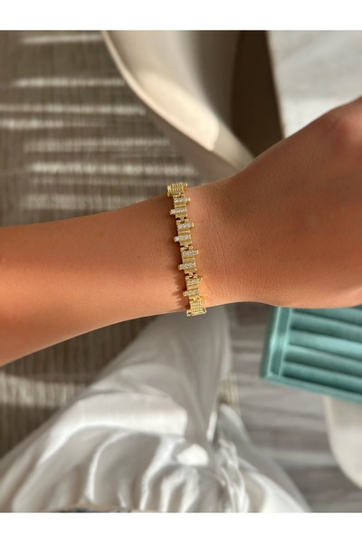 ToffyStore Vip Bone-Detail Chain Bracelet
