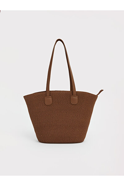 LC Waikiki Vizyon New Season Women's Straw Beach Bag