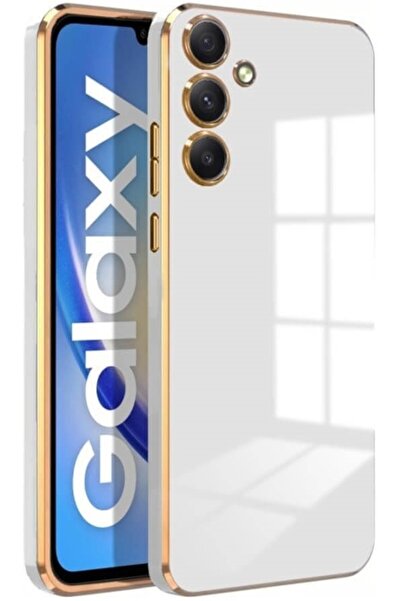 Bodycell Θήκη Σιλικόνης - Samsung Galaxy S24 Plus - Gold Plated - White
