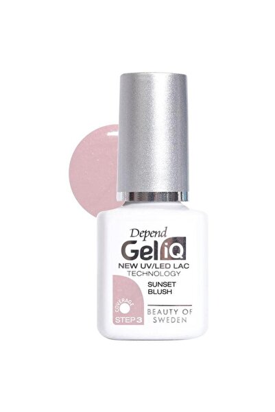 Depend Set 2 x Oja Semipermanenta Gel IQ UV LED, Sunset Blush, 5 ml