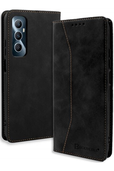 Bodycell Θήκη Realme C65 4G - Book Case Πορτοφόλι - Black