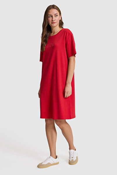 U.S. Polo Assn. Women's Red Knitted Dress 50325244-Vr171