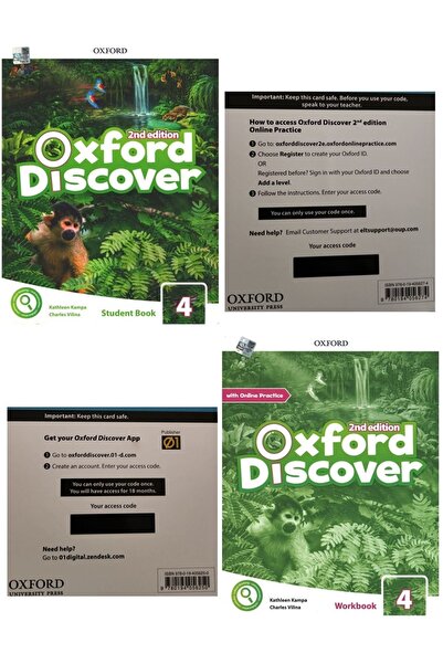 Pearson Oxford Discover (2Nd) 4 Student Book with App + Workbook with Online ...
