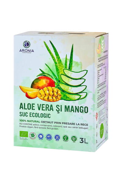 Aronia Charlottenburg Suc de Aloe Vera si Mango /Bio 3L