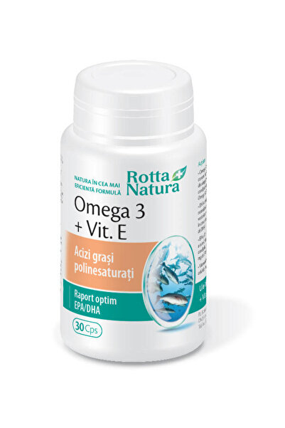 Rotta Natura Omega 3 1000mg + Vitamina E 30cps
