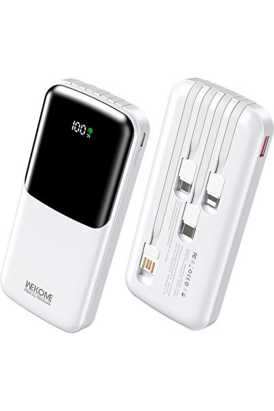 WK WP-65 Power Bank 10000mAh 22.5W Power Delivery Λευκό