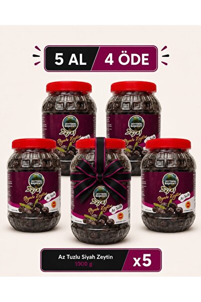 İri Boy Siyah Zeytin Paketi (X5)