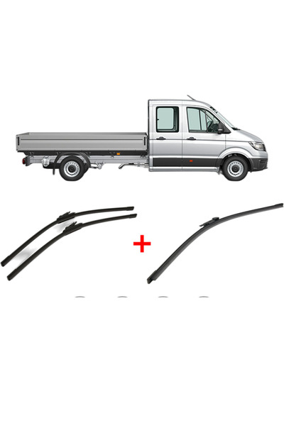 Bosch Set de 3 ștergătoare pentru Volkswagen CRAFTER 30-50 Platformă/Șasiu (2...