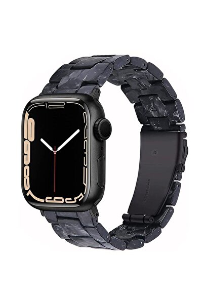 Orso Λουράκι Resin Bracelet Black Apple Watch 44/45/46/49mm