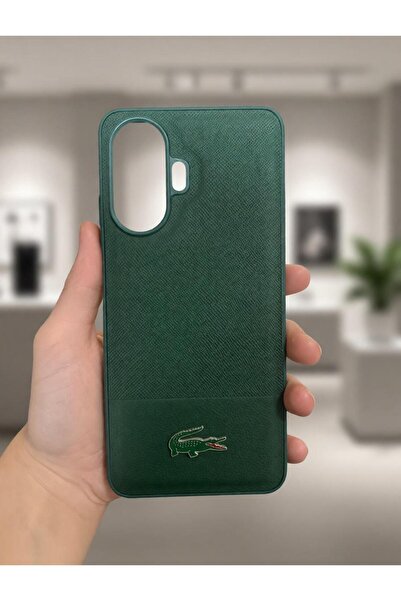 TECNOTREND Redmi A7 Pro 5G Uyumlu L-acoste Deri Silikon Telefon Kılıfıdır