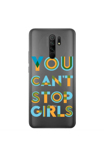 Other Xiaomi Redmi 9 You Cant Stop Girls Transparent Silicone TPU Θήκη