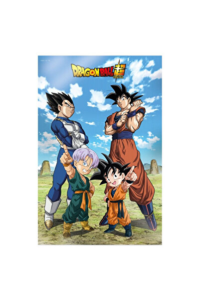 SD Toys Plakat 3D Dragon Ball Super, Goku si Vegeta, Bitwa Bogow, 38x58cm, Mu...