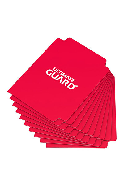 Ultimate Guard Sectiuni pentru carti Standard (10 bucati) - Rosu