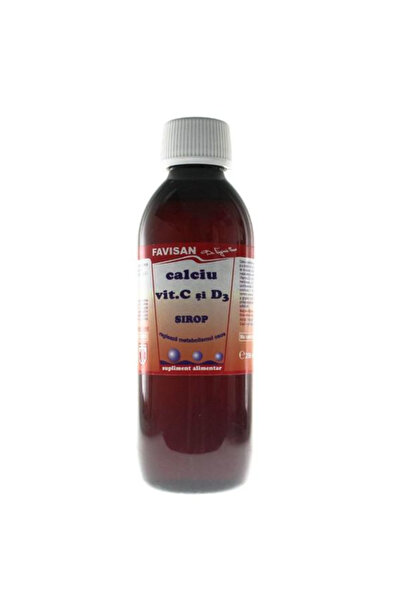 Favisan Sirop Ca, Vit.C, D3 Favisan, 250 ml
