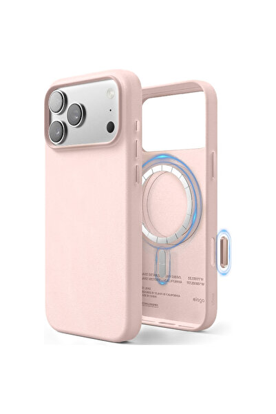 Elago Θήκη iPhone 17 Pro Max Magnetic Leather από Vegan Δέρμα με MagSafe - Lo...