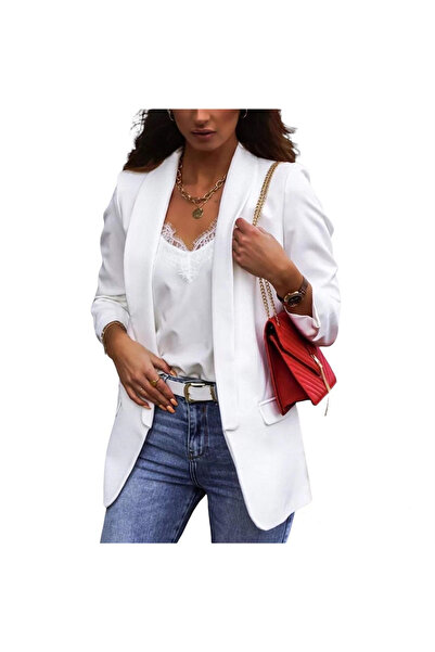 Woman's Fashion Γυναικείο Λευκό Μπουφάν