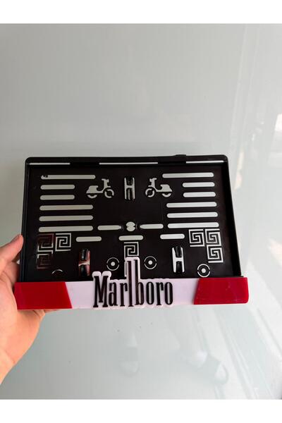 poyoto MARLBORO PLEKSİ DEKOR MOTOR PLAKALIK