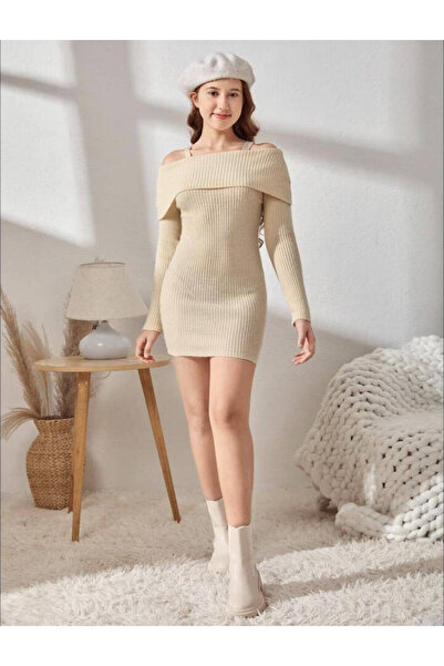 Woman's Fashion Παιδικό εκρού φόρεμα