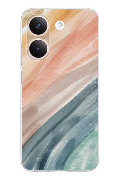 TechTree POCO X8 PRO Uyumlu Modern Renk Paleti Baskılı Silikon Kılıf