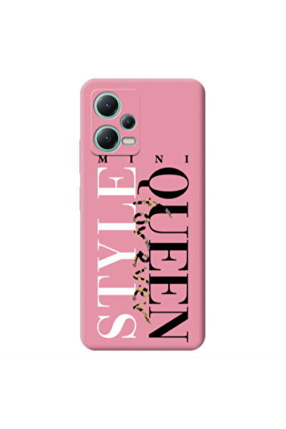 Other Xiaomi Redmi Note 12 Pro 5G Mini Quen Forever Pink Colored Silicone TPU...
