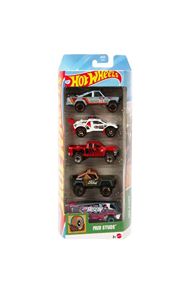 HOT WHEELS 5'li Araba Seti - Jkg10 Mud Studs