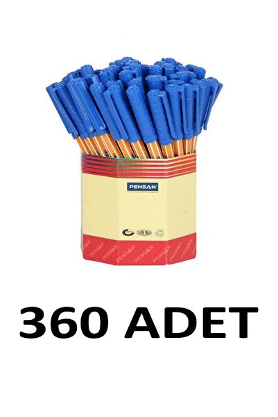 Pensan 360 Pieces of Officepen 1 mm Ballpoint Pens