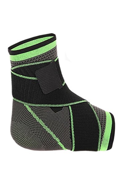 ALC Orteză gleznă cu curele elastice de fixare, 1 bucată, negru, verde, mărim...