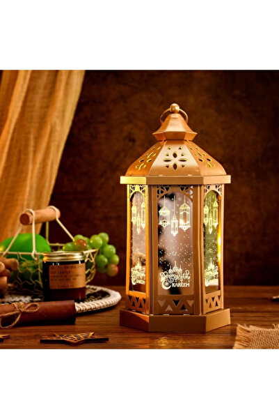 TAPIT Large Ramadan Candle Lantern 11'' LED Eid Mubarak Lantern Decorative Mo...
