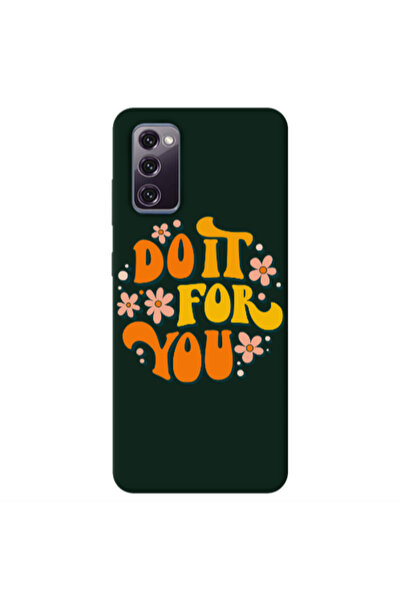 Other Samsung S20 FE Do it For You Dark Green Colored Silicone TPU Θήκη