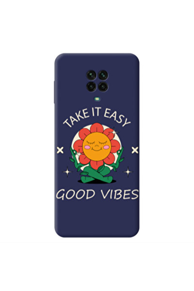 Other Xiaomi Redmi Note 9 Pro Take It Easy Dark blue Colored Silicone TPU Θήκη