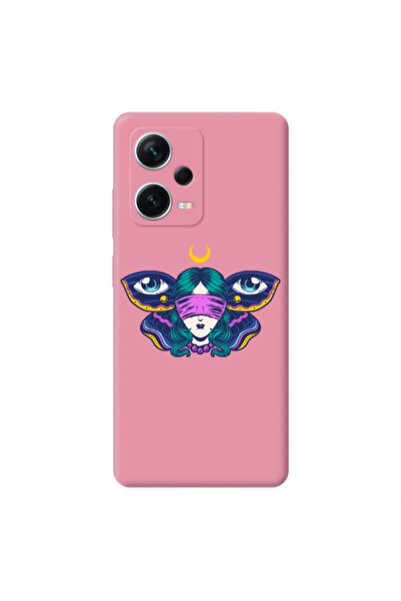 Other Xiaomi Poco X5 Eye in my ear Pink Colored Silicone TPU Θήκη