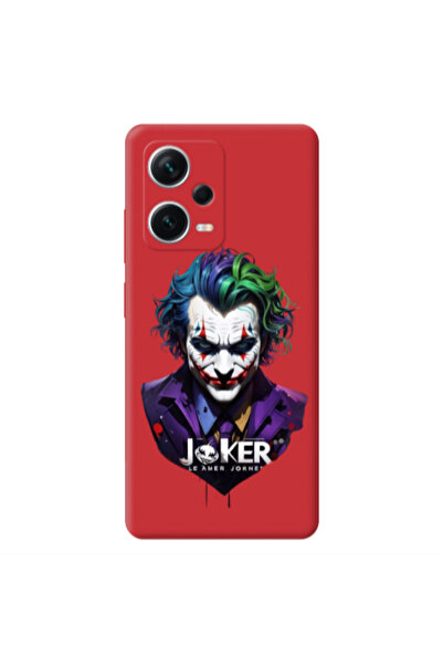 Other Xiaomi Poco X5 Le amer Joker Red Colored Silicone TPU Θήκη