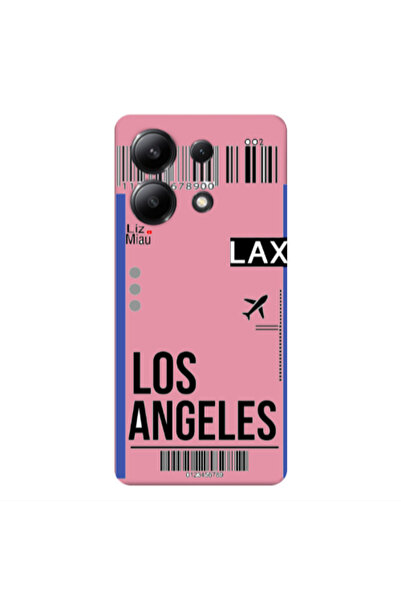 Other Xiaomi Redmi Note 13 4G Los angeles Pink Colored Silicone TPU Θήκη