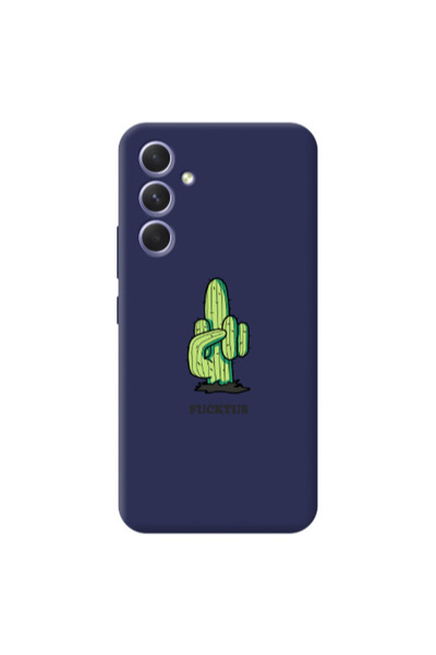 Other Samsung A36 Green Cactus Dark blue Colored Silicone TPU Θήκη