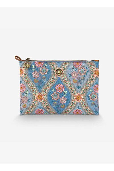 Pip Studio Blue Polyester Makeup Bag 24X1X15.5 cm