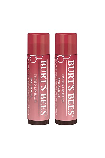 Burt's Bees مرطب الشفاه الملون - الكرز الداليا الأحمر × 2 قطعة
