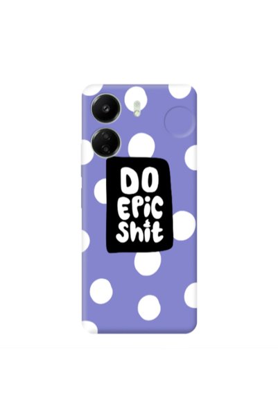Other Xiaomi Redmi 13C Do Epic Shit Purple Colored Silicone TPU Θήκη