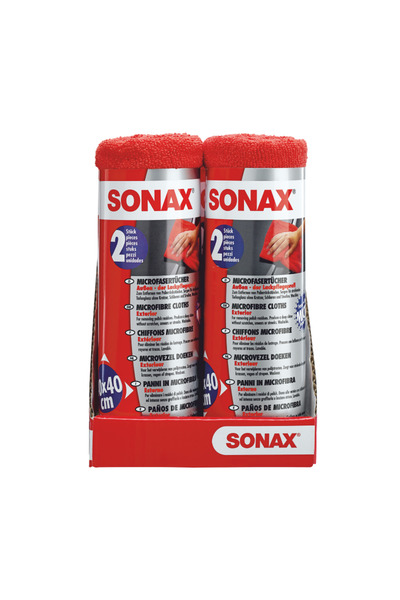 Sonax Πανί μικροϊνών για τα αμάξωμα & το γυάλισμα (σετ 2 τεμ.)