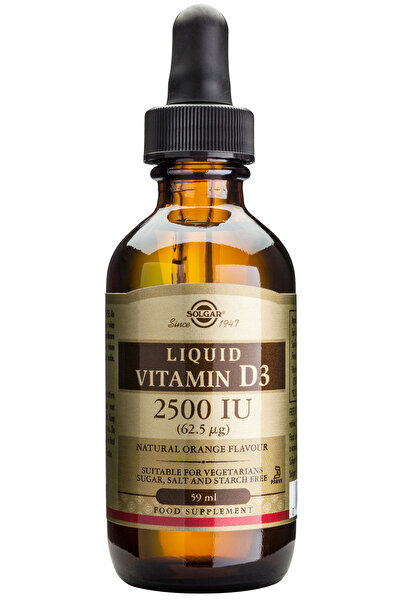 Solgar Vitamina D3 2500 UI (62,5 mcg) Lichid 59ml