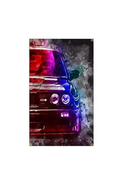 OEM Σημαία διακοσμητική E30 Μ3 BMW flag Decor 60x90cm - ΜΩΒ