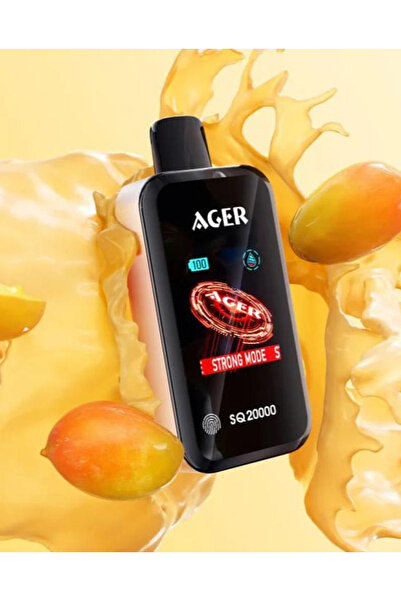 AGER سحبة اجير اس كيو 20000 سحبة دبل مانجو SQ 20000 PUFFS DOUBLE MANGO