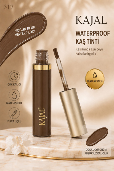 KAJAL Waterproof Eyebrow Tint with Brush Tip No:317