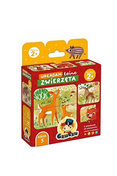 OEM Puzzle Bright Junior Media CzuCzu Aranjez animale din padure, 5 puzzle-ur...
