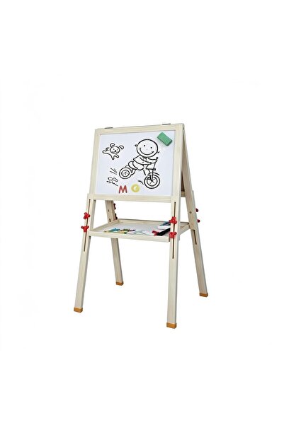 My modern game Double-Sided Wooden Magnetic Drawing Board for Kids - with Sto...