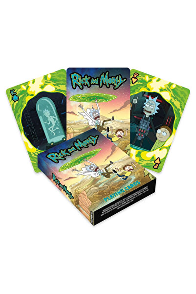 Aquarius Cărți de joc Rick și Morty - Licențiat Oficial, 54 de cărți