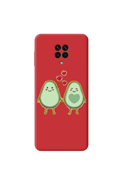 Other Xiaomi Redmi Note 9 Pro Avocados Red Colored Silicone TPU Θήκη