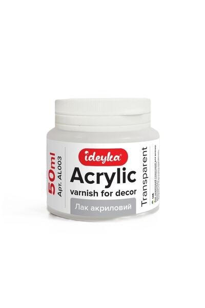 OEM Ideyka Lac acrilic lucios pentru decorațiuni 50 ml, rezistent la apă, UV