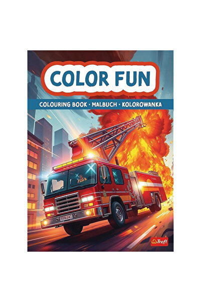 OEM Trefl Vehicule de salvare carte de colorat pentru copii pompieri ambulanț...